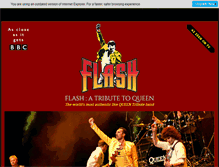 Tablet Screenshot of flashtribute.co.uk